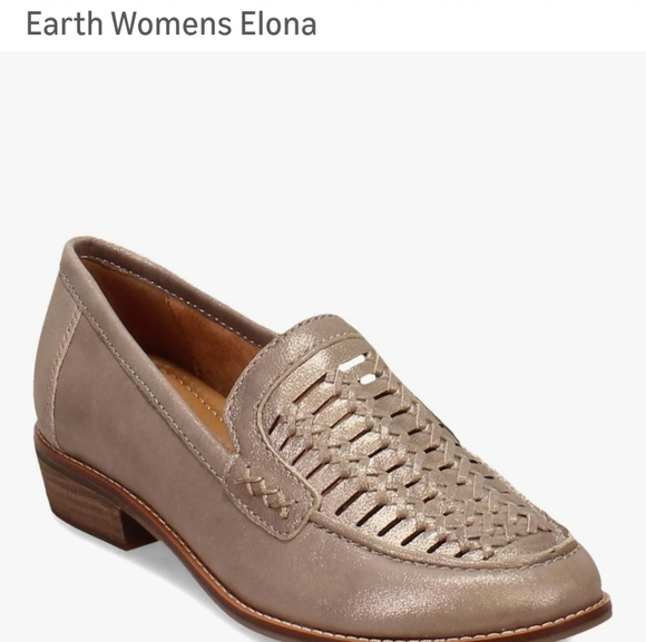 Earth‎ Elona Women's Woven Loafers in Taupe - Picture 2 of 11